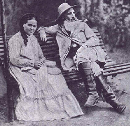 Pissarro and his wife, Julie Vellay