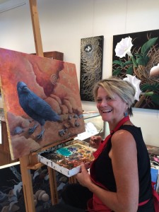 I spent three days painting live at True West Gallery in Santa Fe.